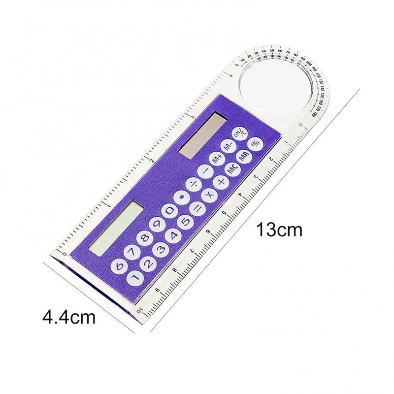 Mini ultratunn linjal/kalkylator