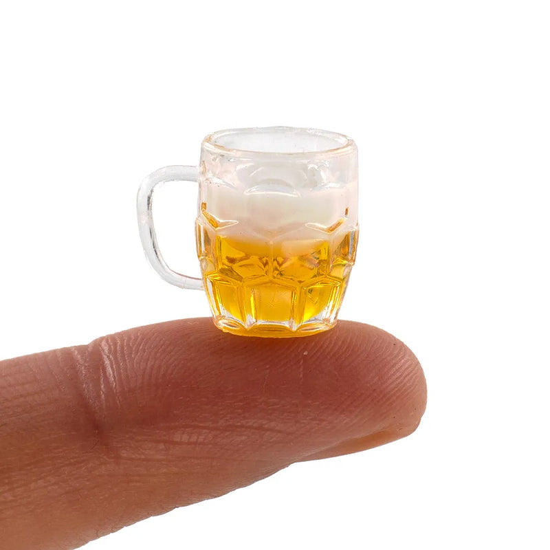 Miniatyrölglas och citronkoppar set