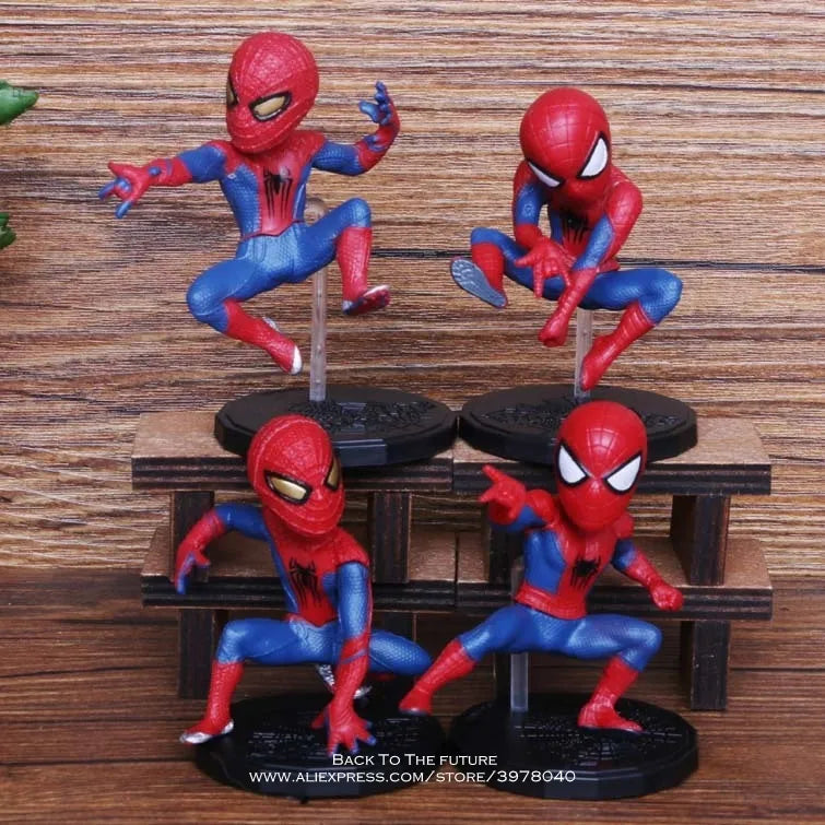 Disney Marvel Avengers Spider-Man 4 st actionfigurset