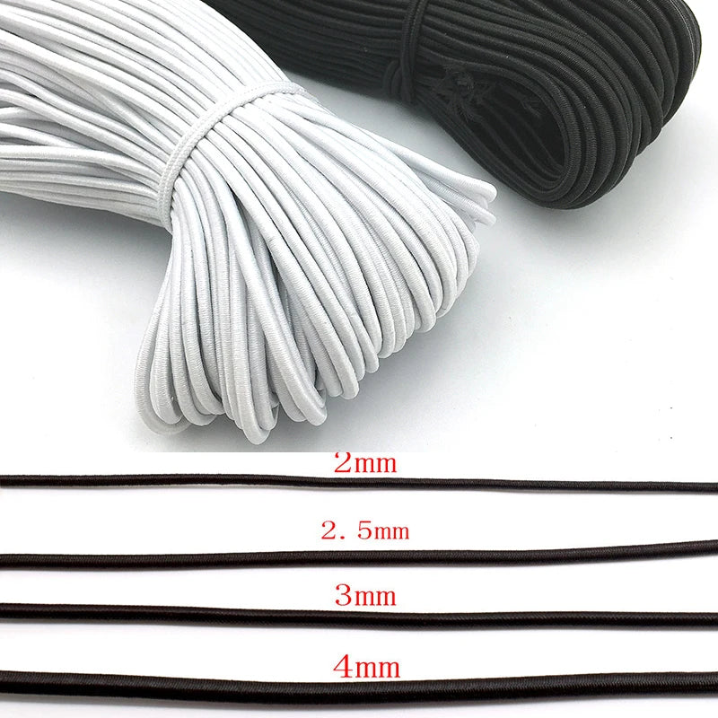 1mm/2mm/3mm/4mm/5mm Högkvalitativt elastiskt band