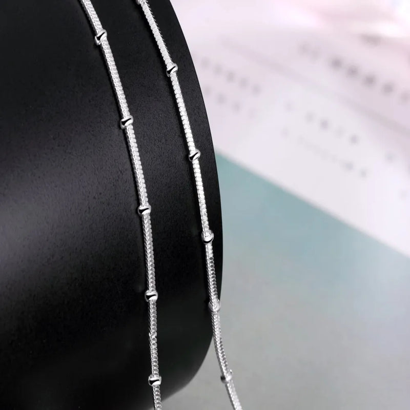 925 Sterling silver orm  kjedja halsband