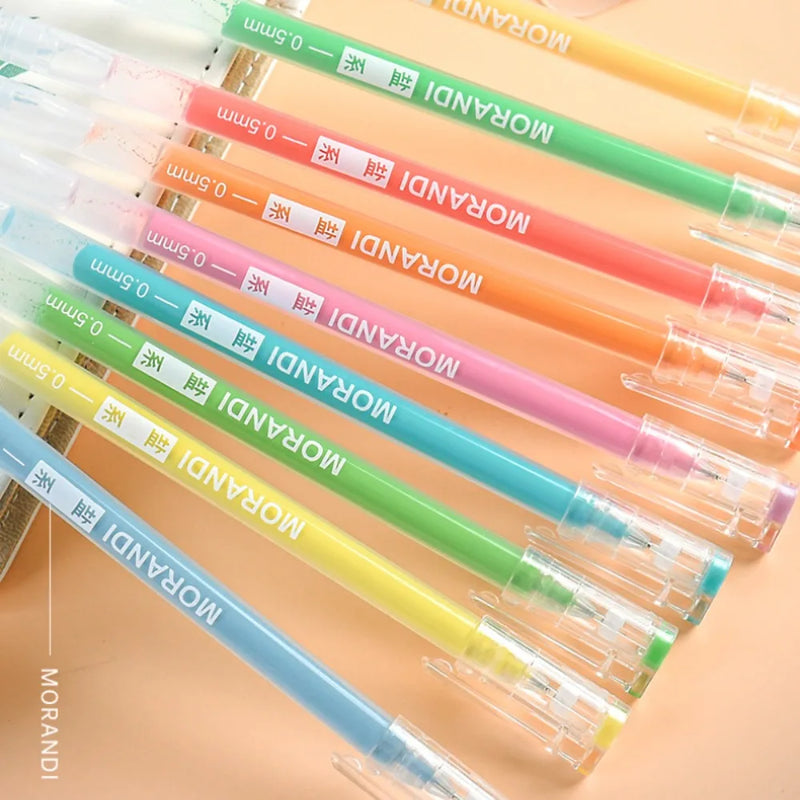 5 Designs 9st/kartong Color Gel Pens Set