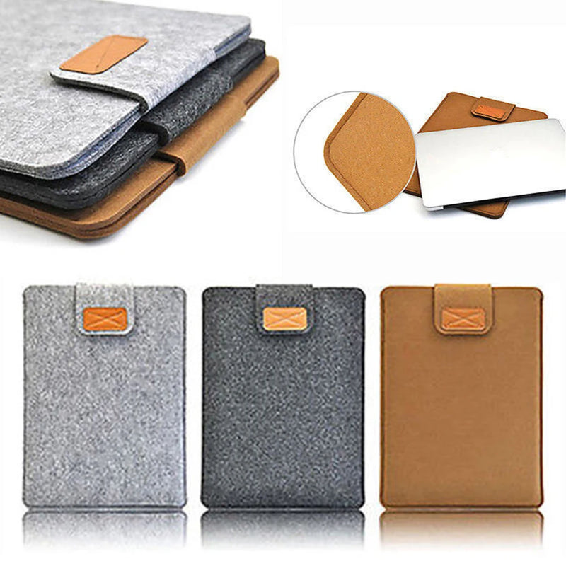 Filtfodral Slim Tablet Case Cover Bag för MacBooks Air Pro 11, 13, 15 tum, förvaringsväska