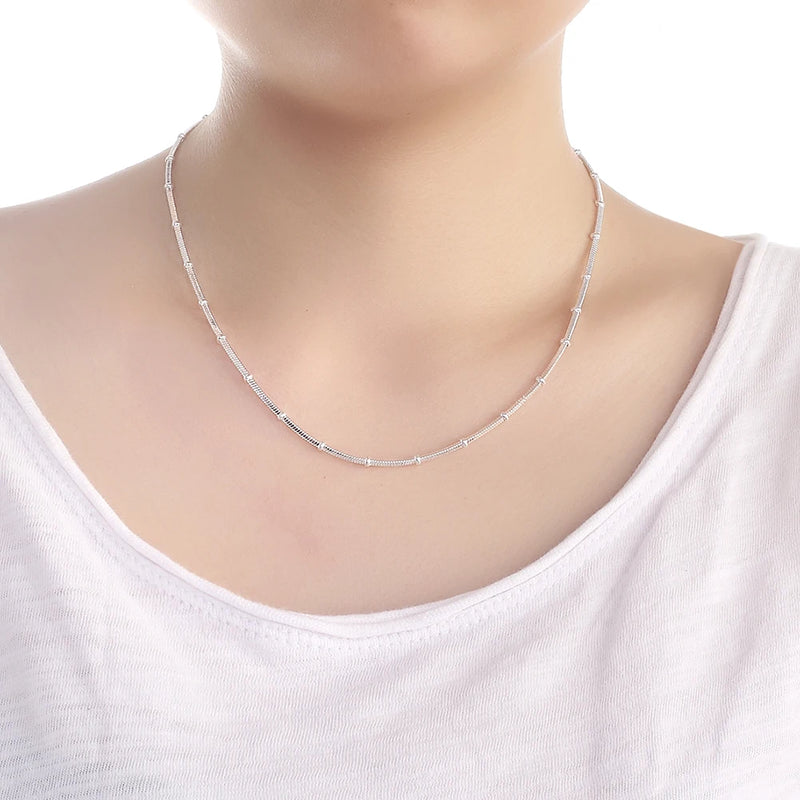 925 Sterling silver orm  kjedja halsband