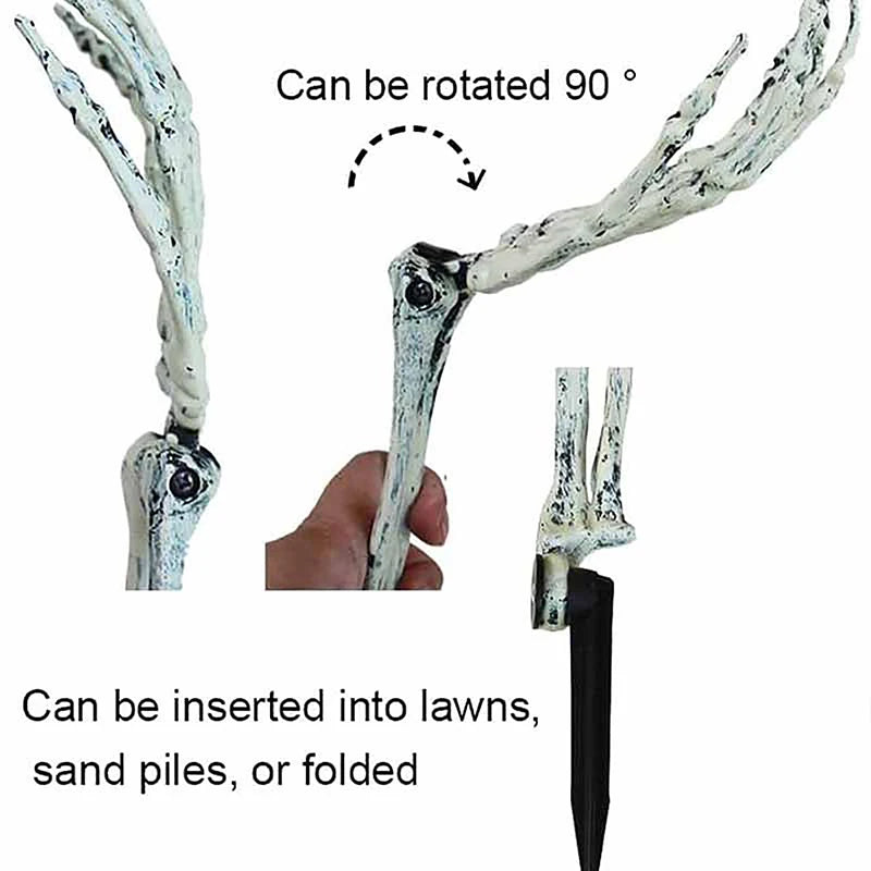 1st/1par Rekvisita Skelett Händer
