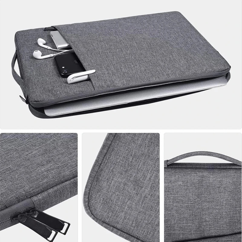 Laptop Sleeve Handväska Fodral för Macbook Pro Air 13.3, 14, 15, 15.6, 15.4, 16 tum Vattentätt Notebook Cover för Lenovo ASUS Huawei Bag