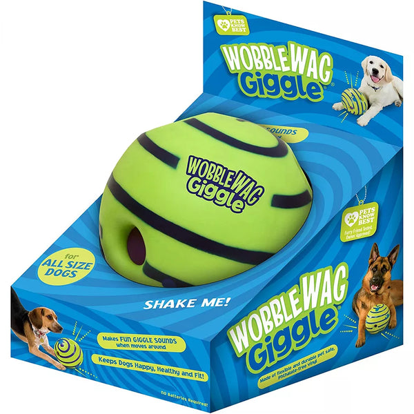 Wobble Wag Fniss Glow Ball Interaktiv Hundleksak