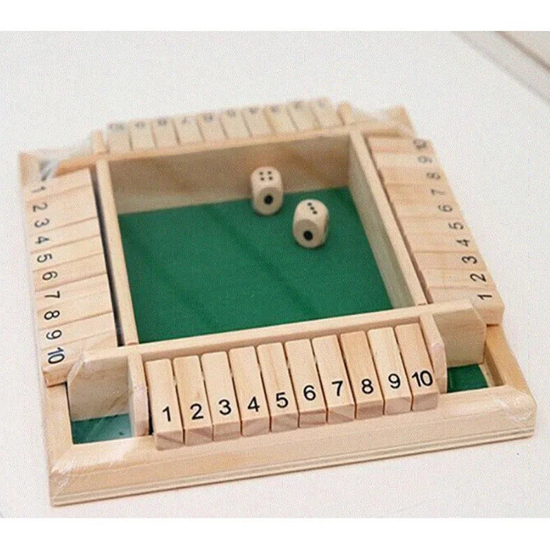 Shut the box brädspel för 2-4 personer