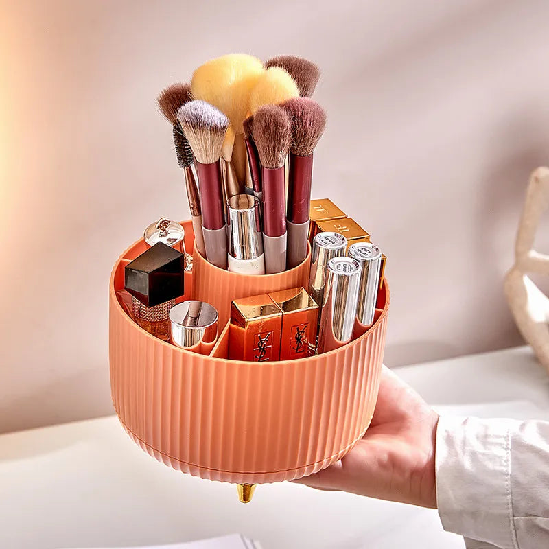 360° Roterande Makeup-organisatör och Skrivbordsaccessoarerhållare