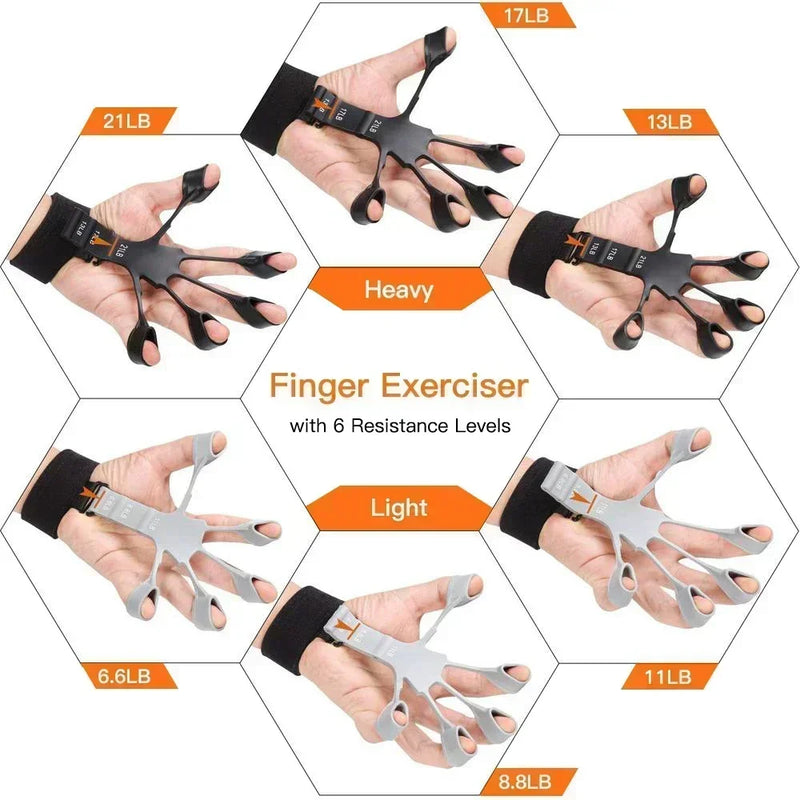 Hand Grip Strengthener, styrka sport muskelåterhämtning träning Gripster fitness Gym