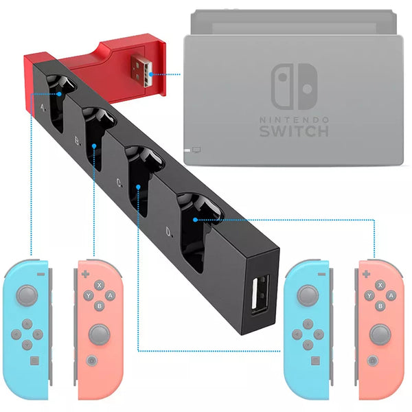 intendo Switch Joy Con Controller Laddare Stativ