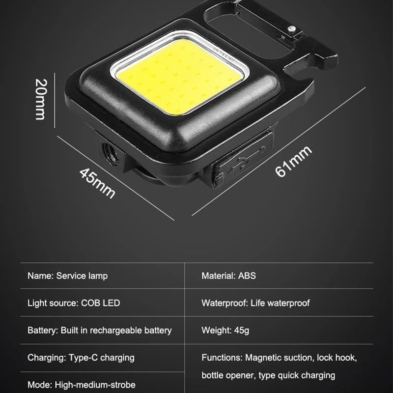 Ficklampa Mini Protable multifunkoner