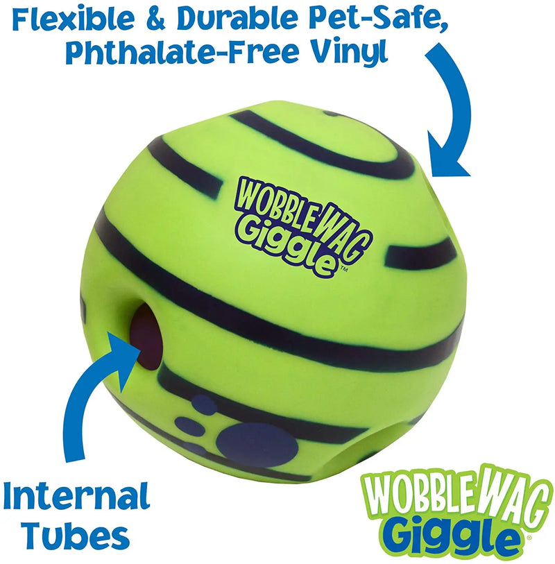 Wobble Wag Fniss Glow Ball Interaktiv Hundleksak