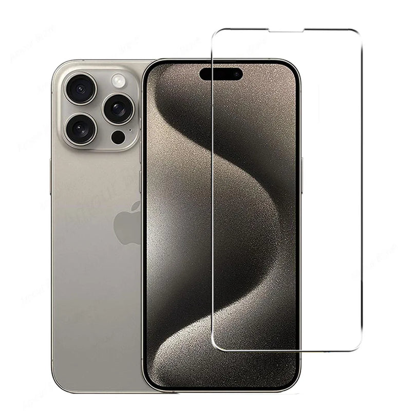 4st skyddsglas för iPhone 15 14 13 12 11 Pro Max XS XR Mini, Skärmskydd för iPhone 7 8 14 15 Plus