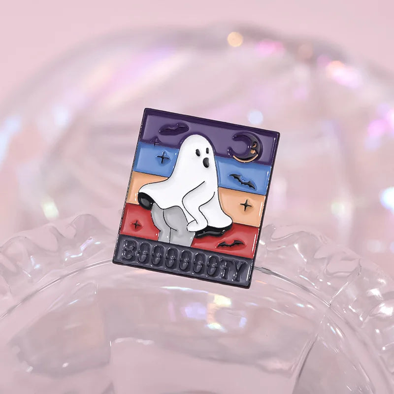 Halloween spöken, brosch, pin